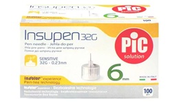 Иглы Инсупен 32G, длина 6 мм, №100 для шприц-ручек (Insupen)